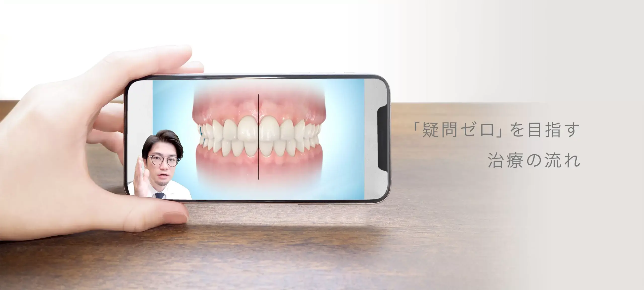 疑問ゼロを目指す治療の流れ